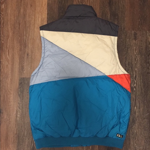 Volcom Multi-Color Puffy Vest - Picture 2 of 2